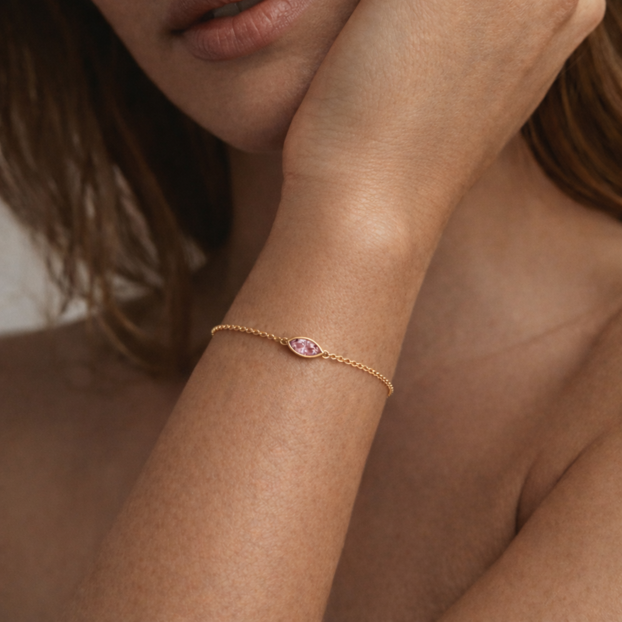 Bracciale Lumen Marquise Rosa