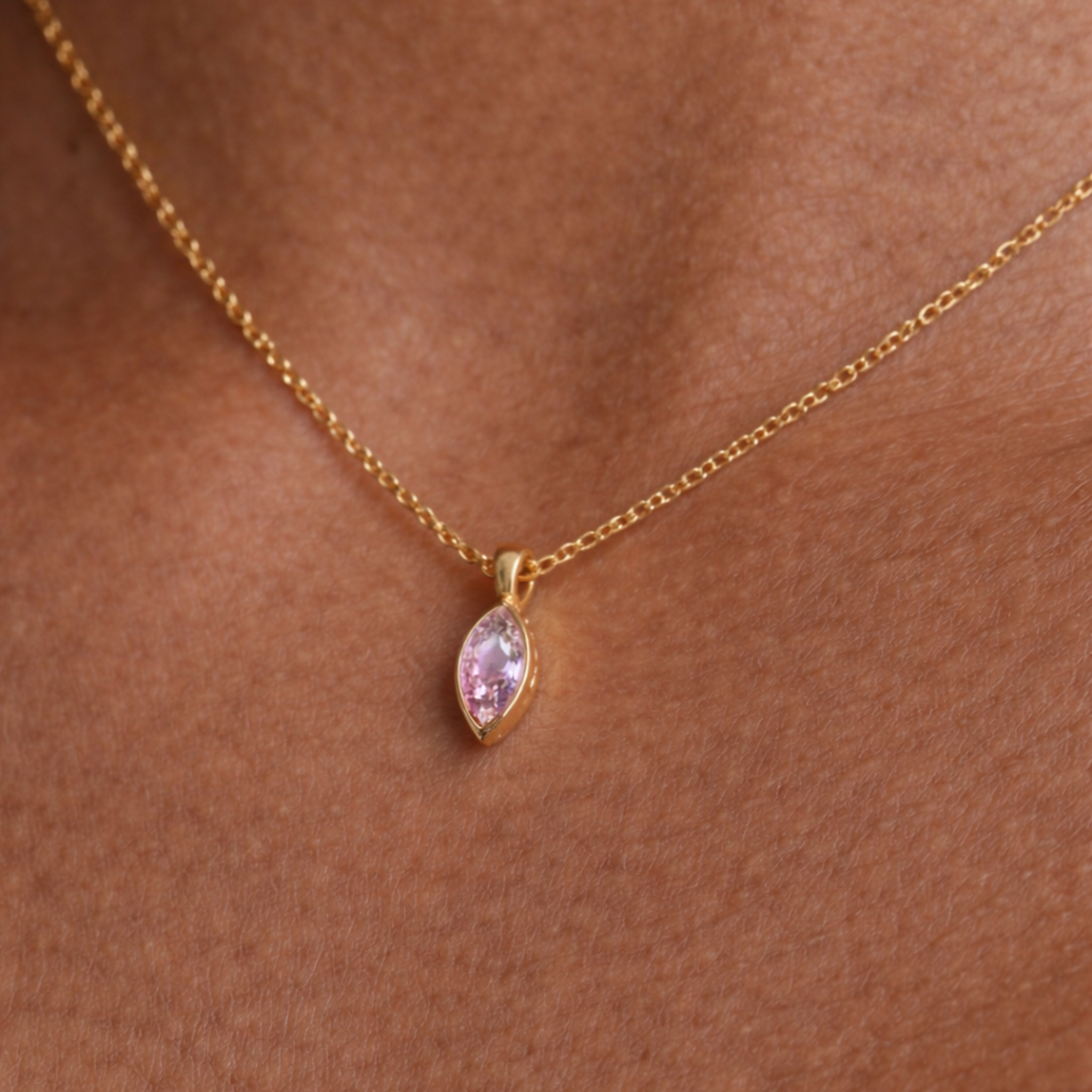 Collana Lumen Marquise Bianco