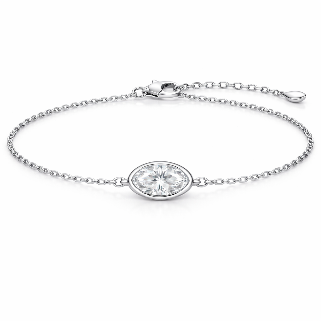 Bracciale Lumen Oval Bianco