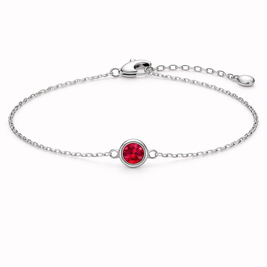 Bracciale Lumen Round Rosso