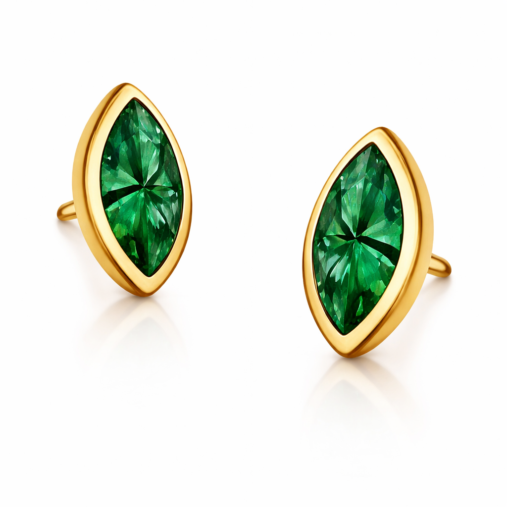 Orecchino Lumen Marquise Bianco