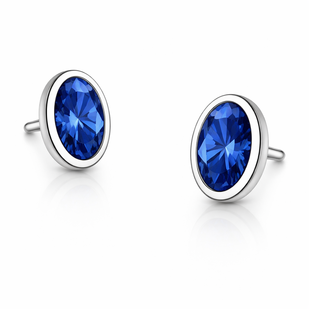 Orecchino Lumen Oval Rosa