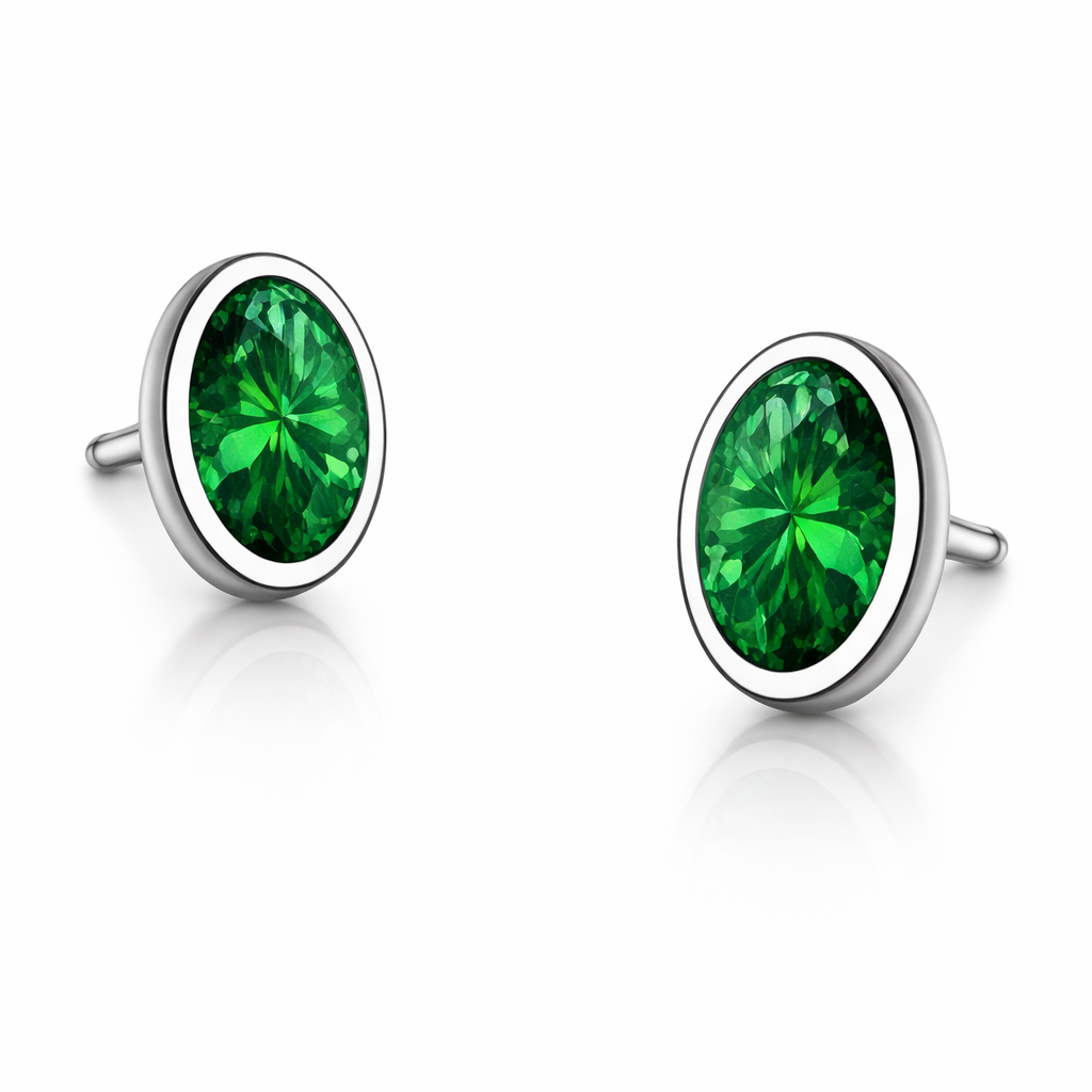 Orecchino Lumen Oval Rosa