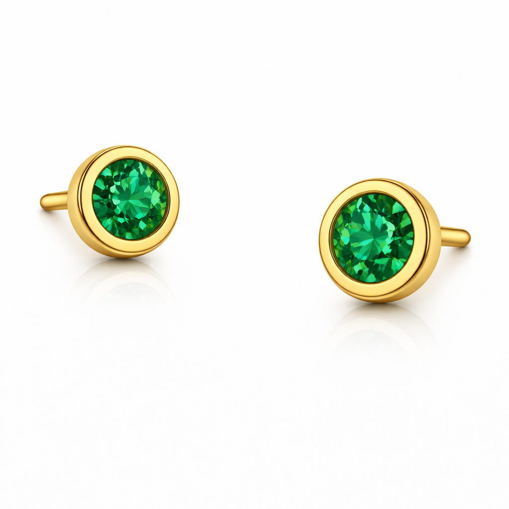 Orecchino Lumen Round Rosso