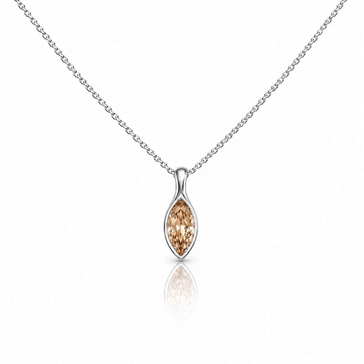 Collana Lumen Marquise Bianco