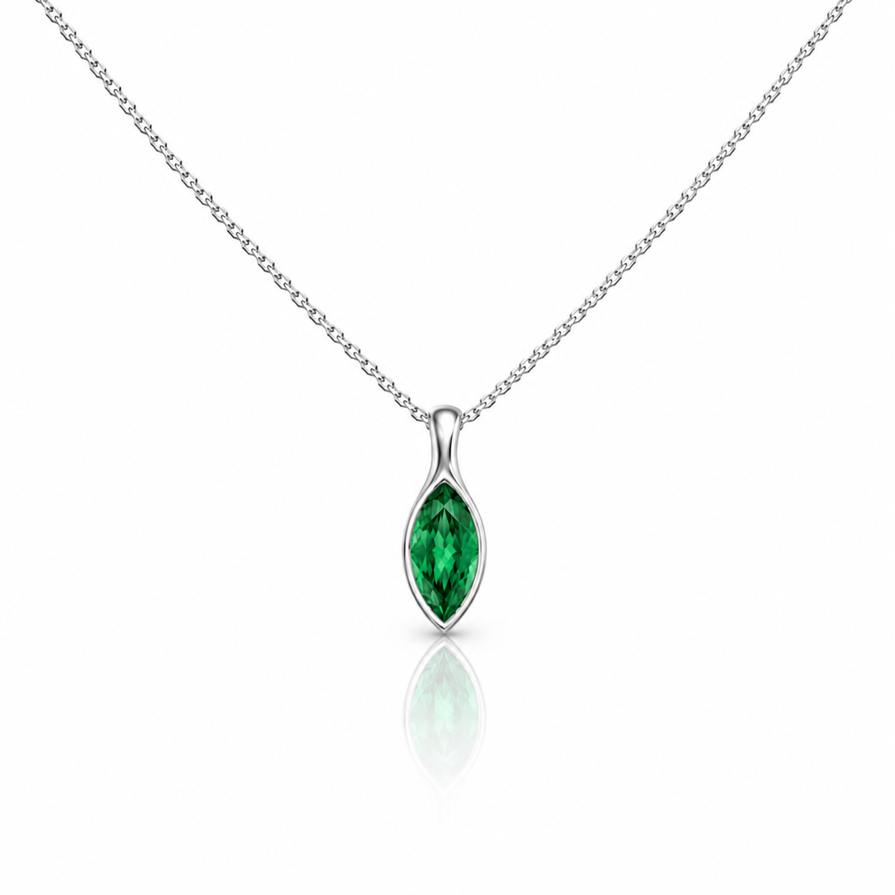 Collana Lumen Marquise Bianco