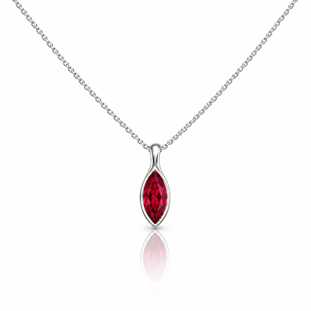 Collana Lumen Marquise Bianco