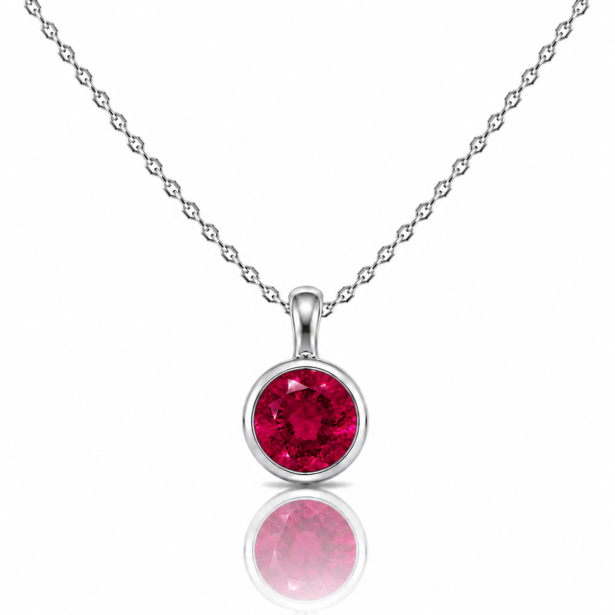 Collana Lumen Rotondo Rosa