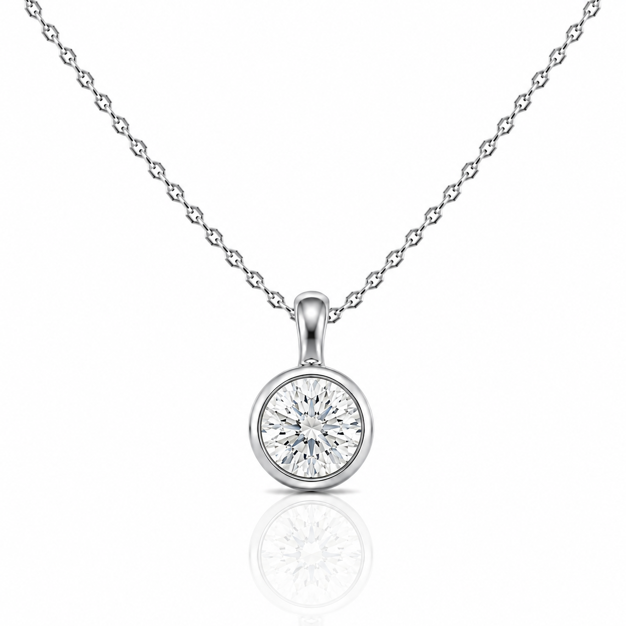 Collana Lumen Rotondo Rosa