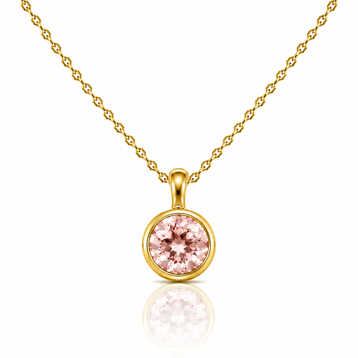 Collana Lumen Rotondo Rosa