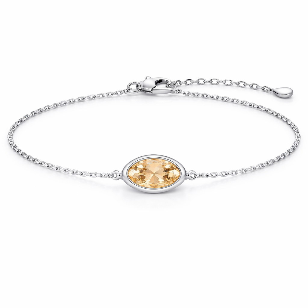 Bracciale Lumen Oval Bianco