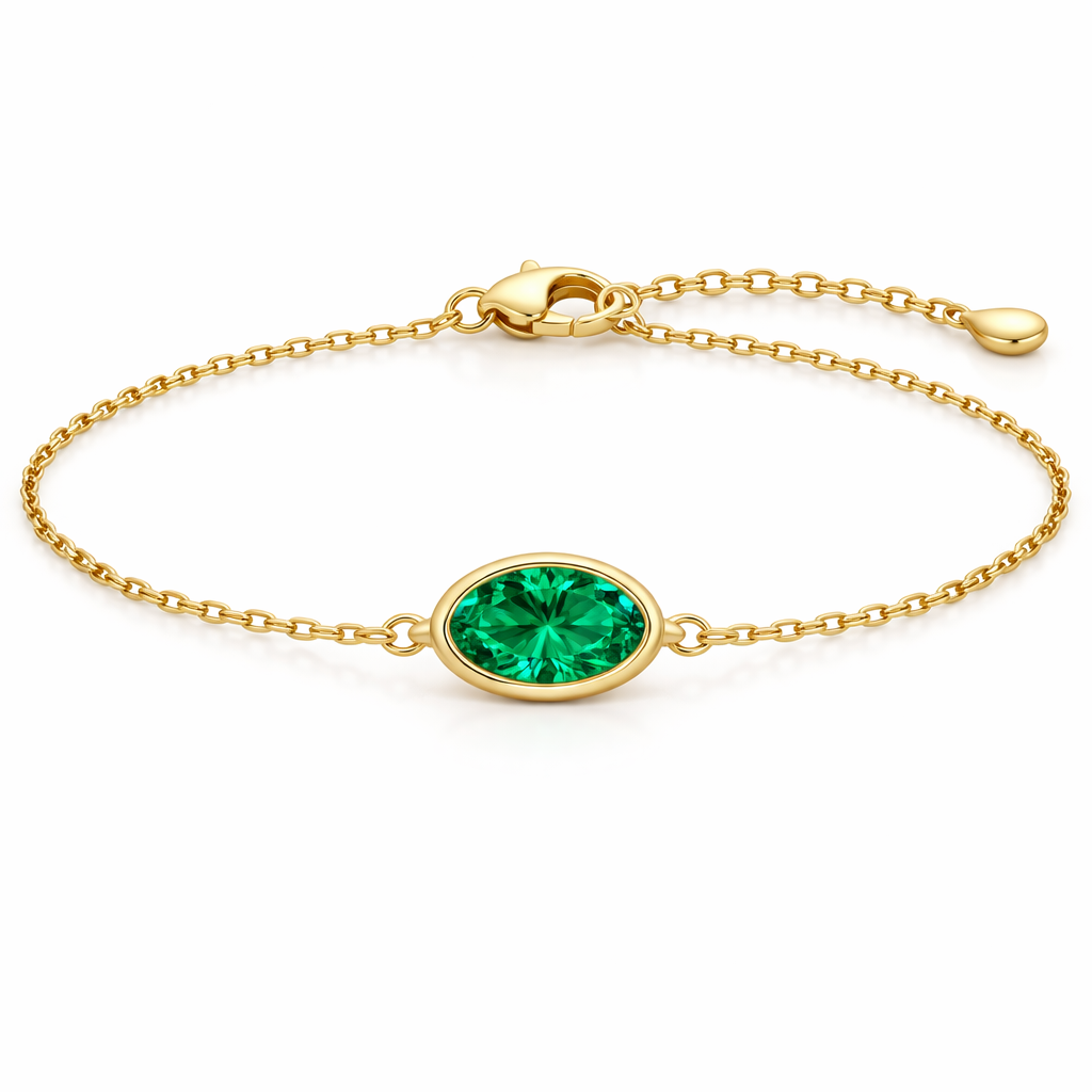 Bracciale Lumen Oval Verde