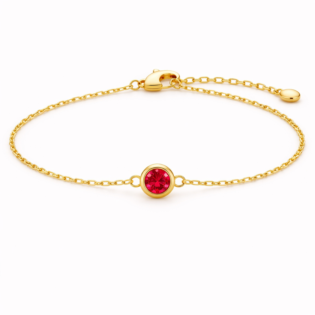 Bracciale Lumen Round Rosso