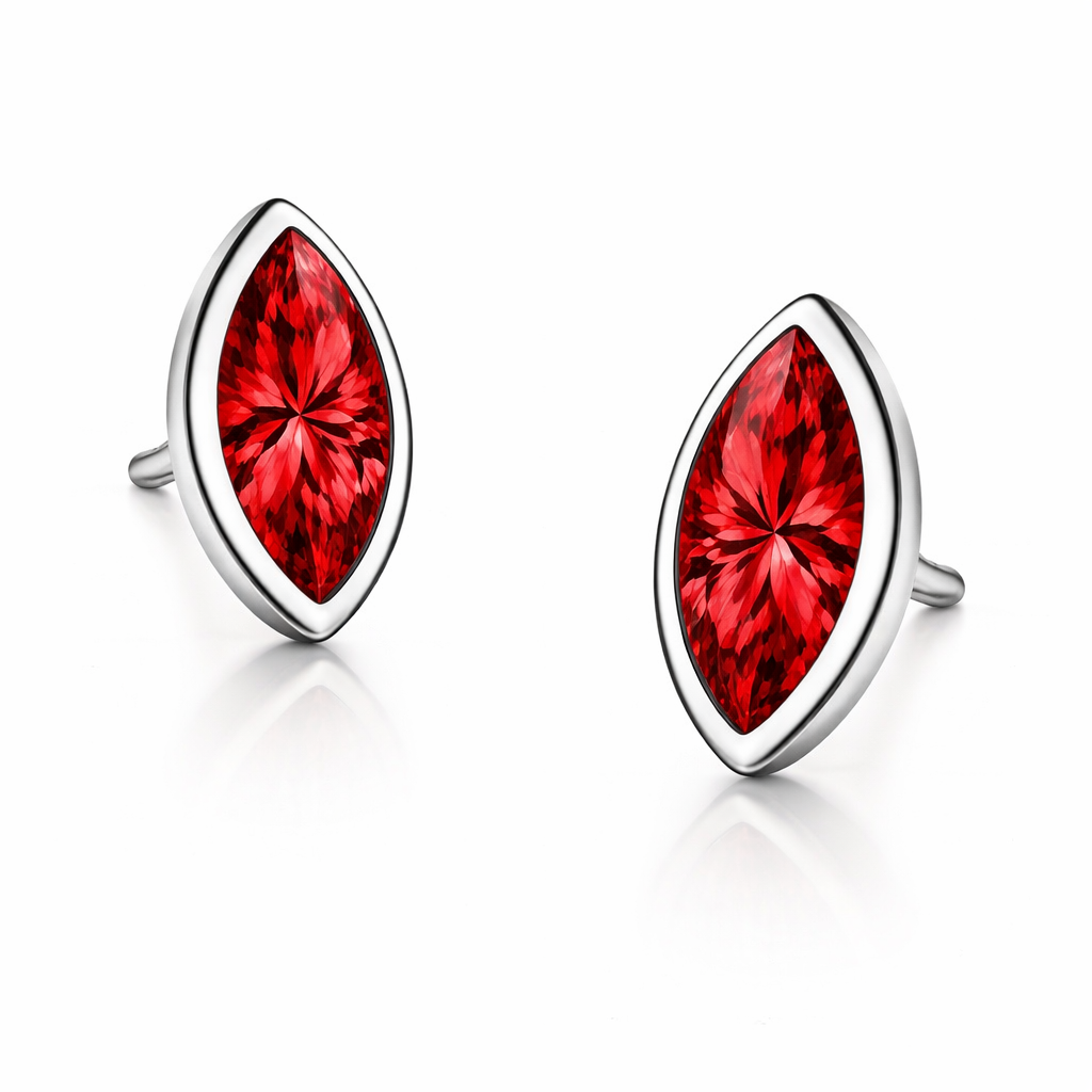 Orecchino Lumen Marquise Bianco