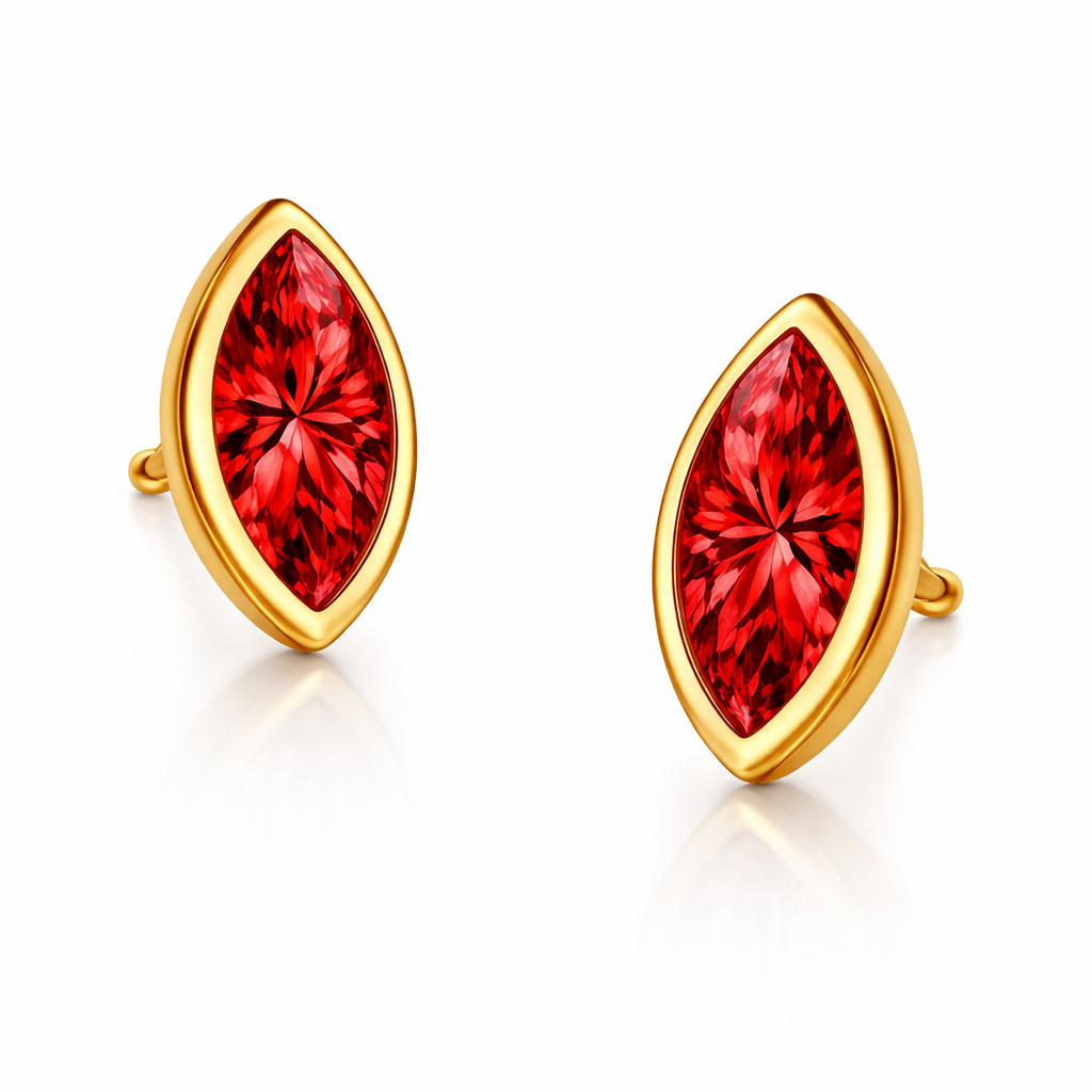 Orecchino Lumen Marquise Bianco