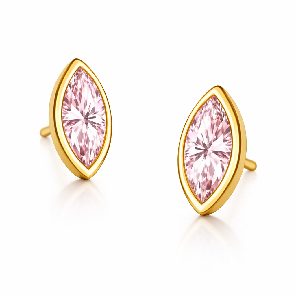 Orecchino Lumen Marquise Bianco