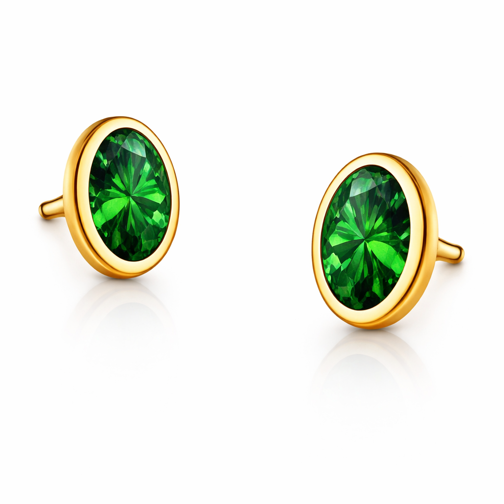 Orecchino Lumen Oval Rosa