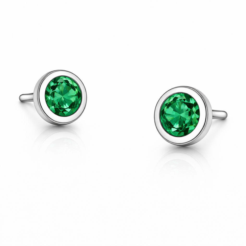 Orecchino Lumen Round Rosso