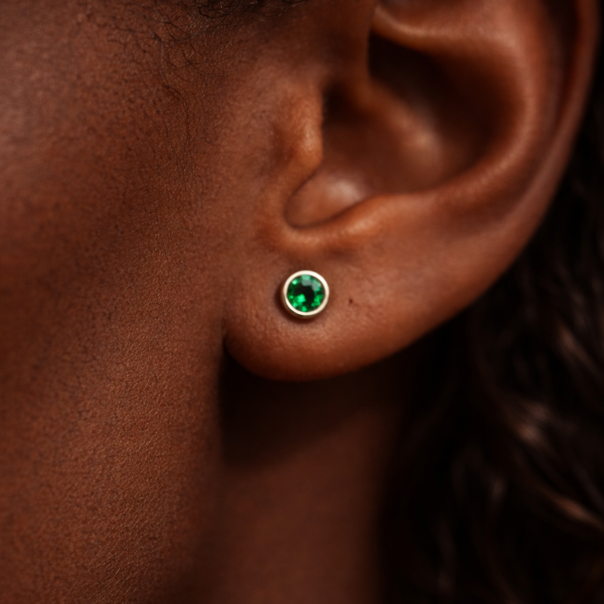 Orecchino Lumen Round Rosso