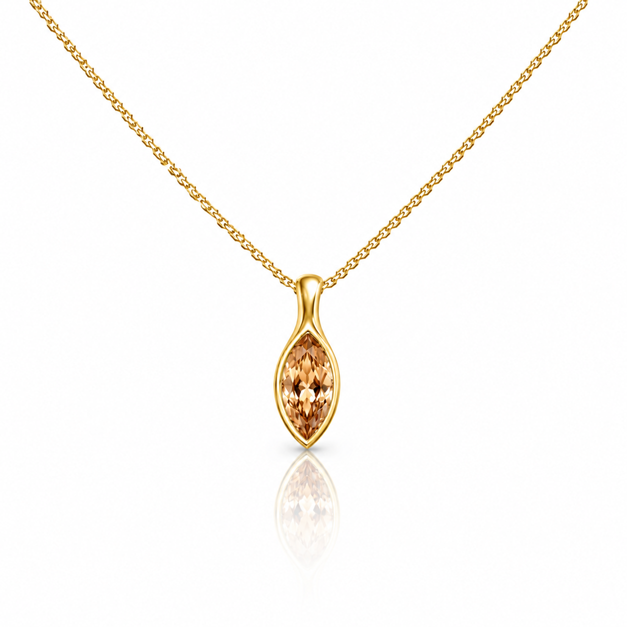 Collana Lumen Marquise Bianco