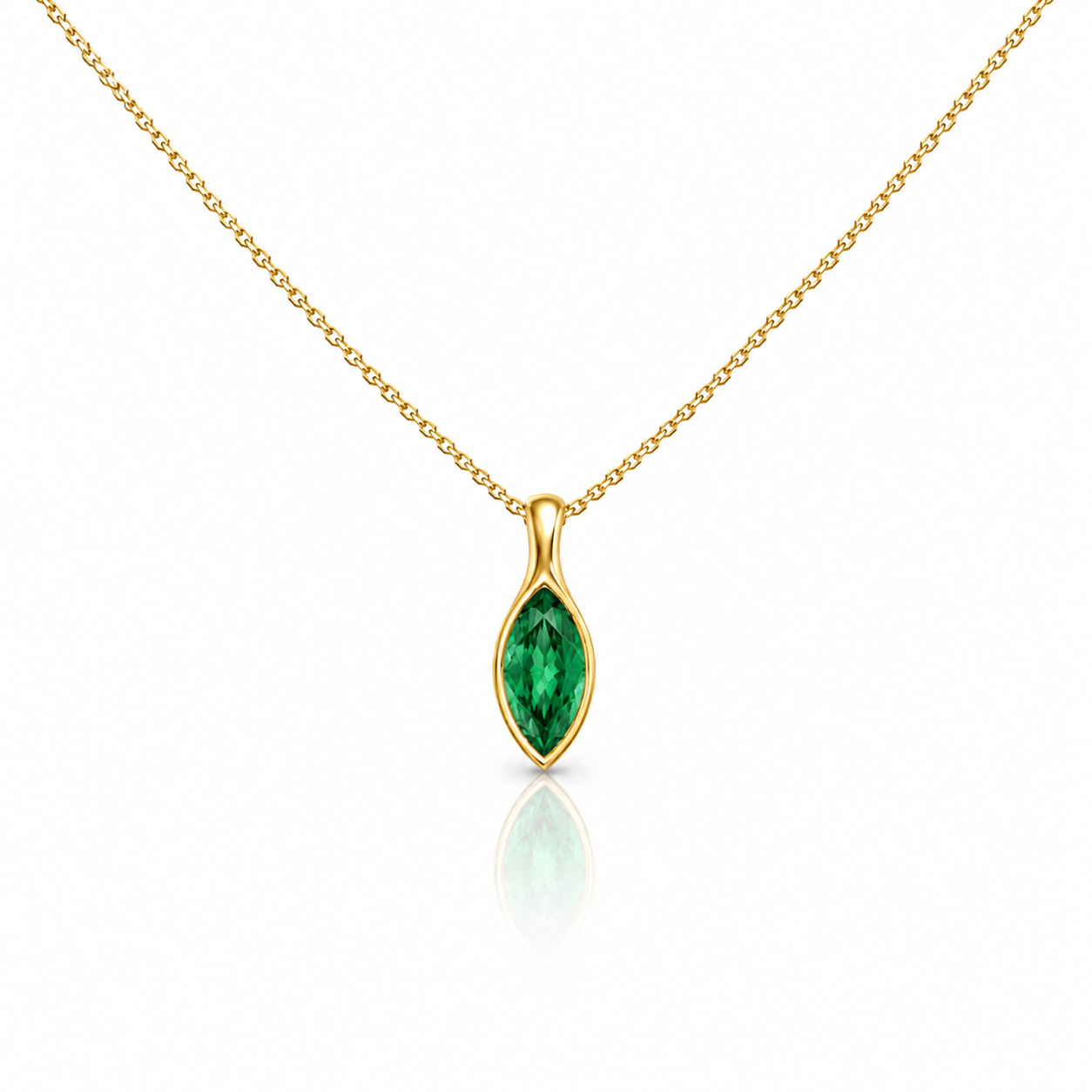 Collana Lumen Marquise Bianco