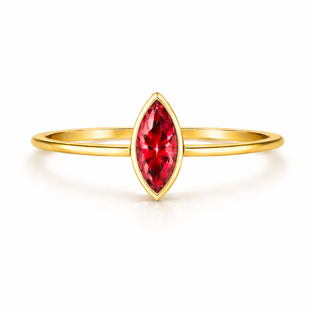 Anello Lumen Marquise Rosso