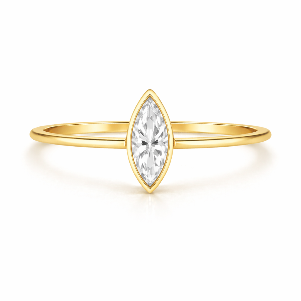 Anello Lumen Marquise Rosa