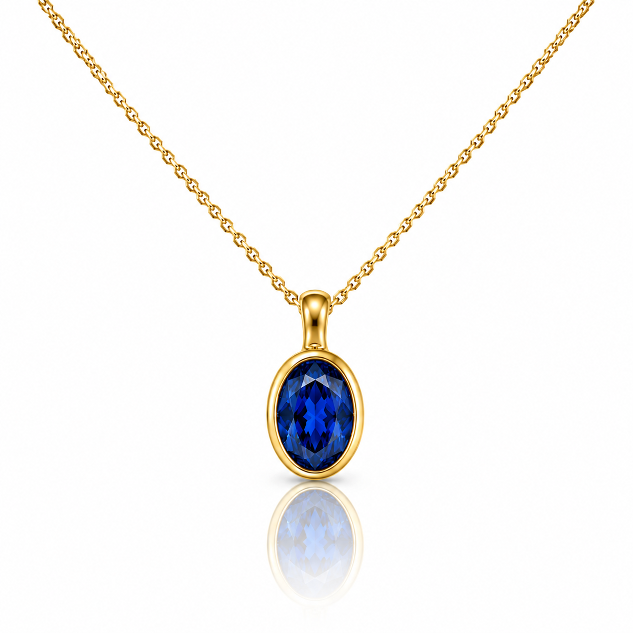 Collana Lumen Ovale Verde