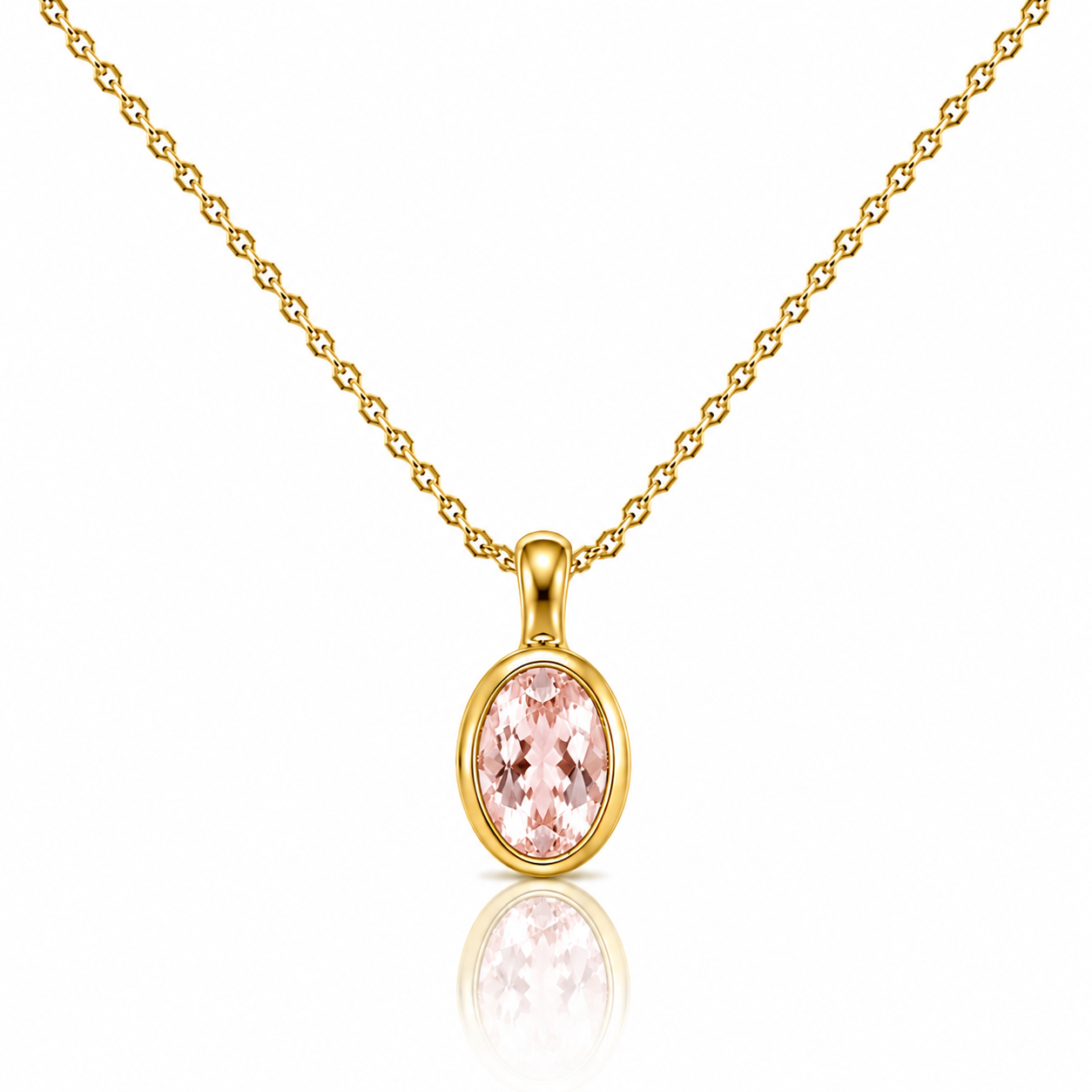 Collana Lumen Ovale Verde