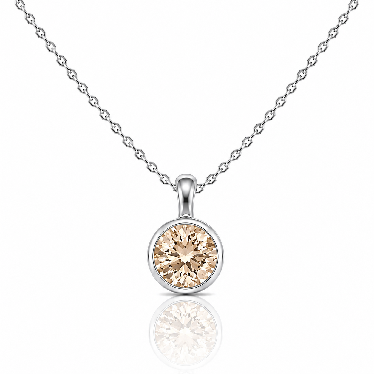 Collana Lumen Rotondo Champagne