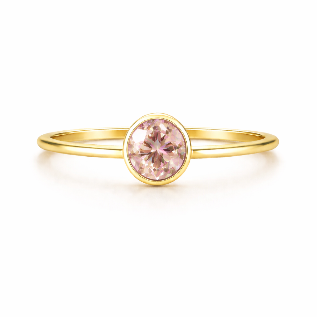 Anello Lumen Round Champagne